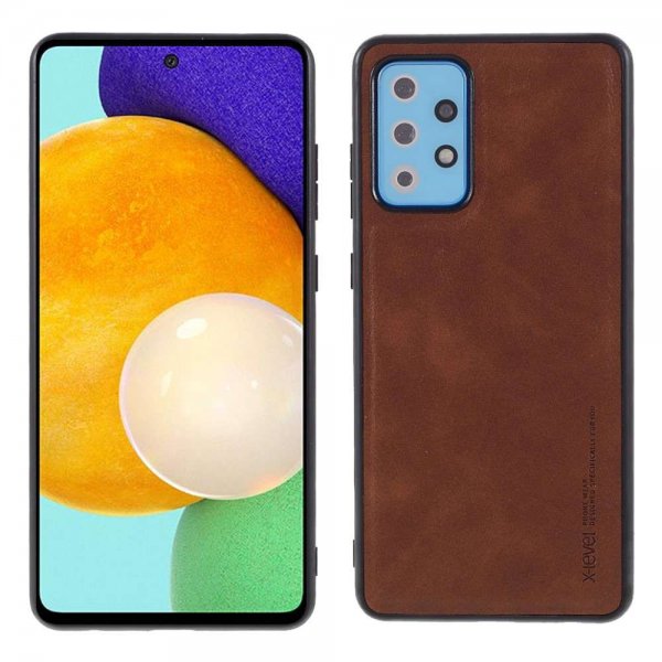 X-Level Samsung Galaxy A72 Skal Vintage Series Brun