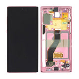 Samsung Galaxy Note 10 (SM-N970F) Skärm med LCD Skärm Original - Rosa