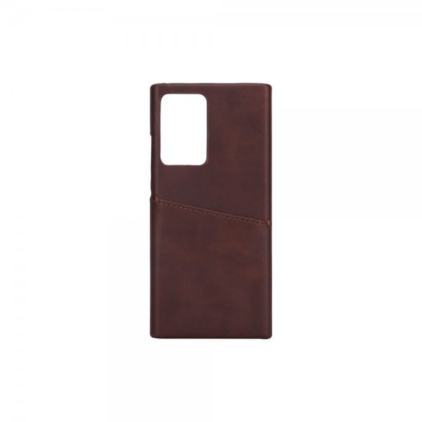 Onsala Samsung Galaxy Note 20 Ultra Skal med Kortfack Brun