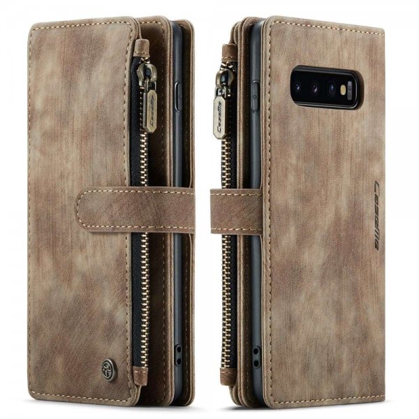 CaseMe Samsung Galaxy S10 Fodral C30 Series Brun