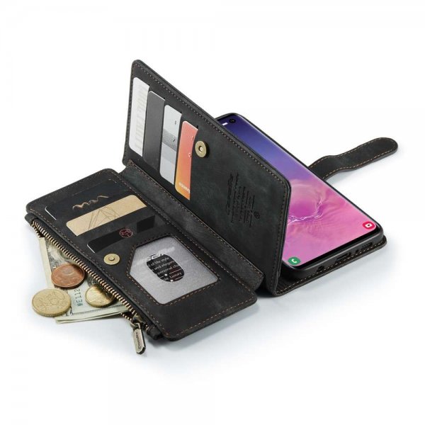 CaseMe Samsung Galaxy S10 Fodral C30 Series Svart