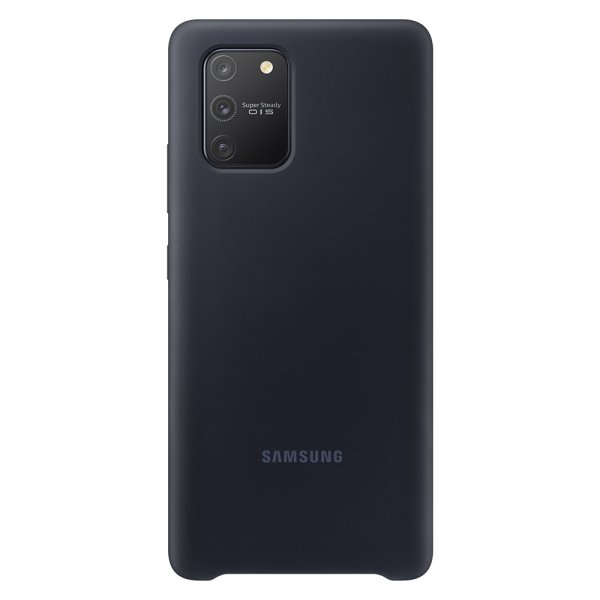 Samsung Original Galaxy S10 Lite Skal Silicone Cover Svart
