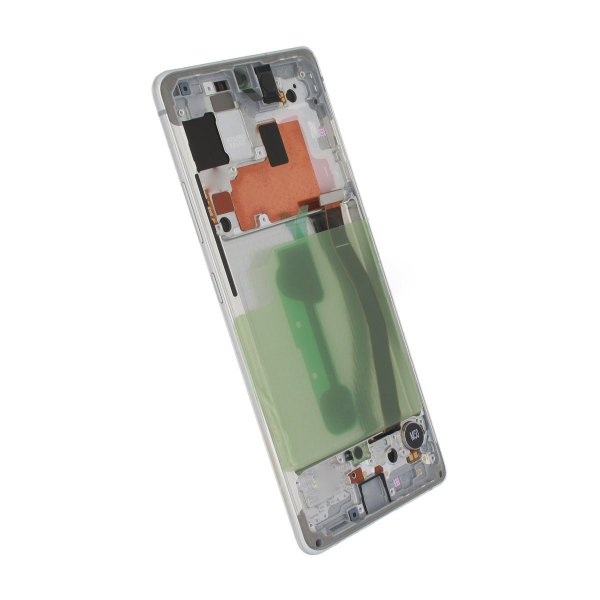 Samsung Galaxy S10 Lite (SM-G770F) Skärm med LCD Display Original - Vit
