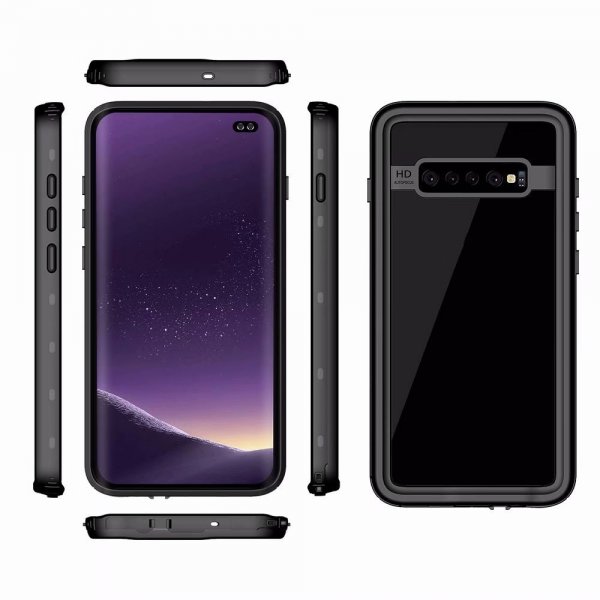 Redpepper Samsung Galaxy S10 Plus Skal Vattentåligt IP68 Svart