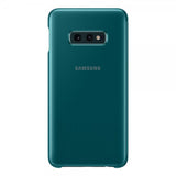Samsung Original Galaxy S10E Fodral Clear View Cover Grön
