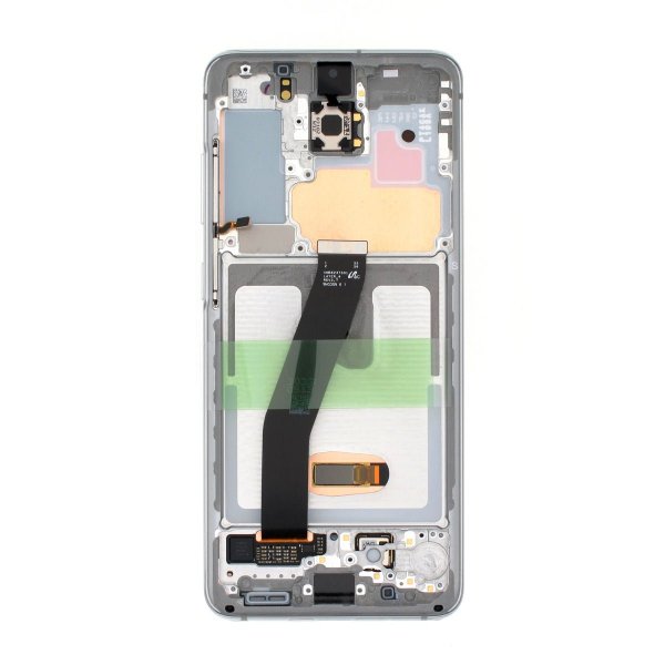 Samsung Galaxy S20 4G/5G (G980/G981) Skärm med LCD Display Original - Vit