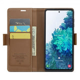 CaseMe Samsung Galaxy S20 FE Fodral 023 Series Brun