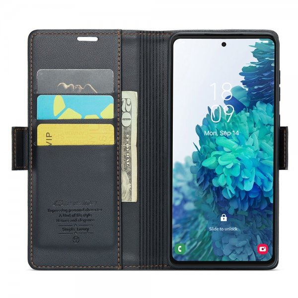CaseMe Samsung Galaxy S20 FE Fodral 023 Series Svart
