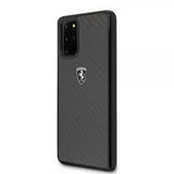 Ferrari Samsung Galaxy S20 Plus Skal Kolfibertextur Svart