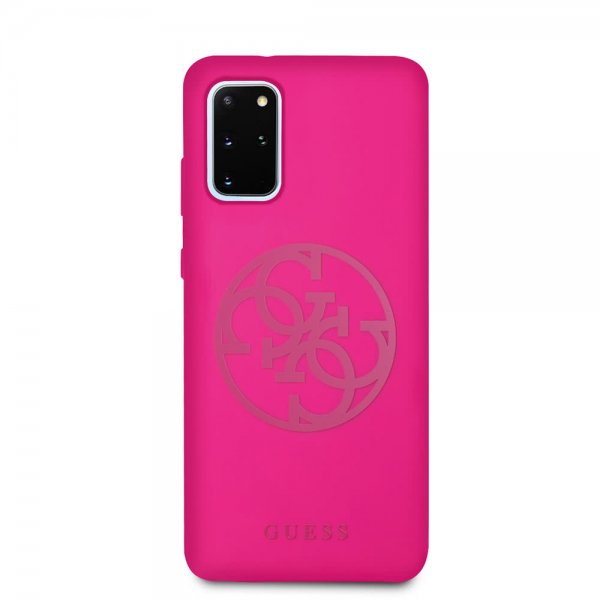Guess Samsung Galaxy S20 Plus Skal med Logo Magenta