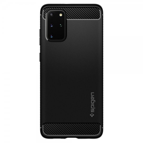 Spigen Samsung Galaxy S20 Plus Skal Rugged Armor Matte Black