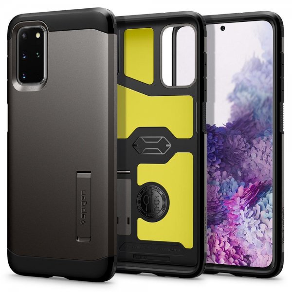 Spigen Samsung Galaxy S20 Plus Skal Tough Armor Gunmetal