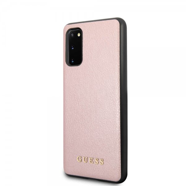 Guess Samsung Galaxy S20 Skal Iridescent Cover Roseguld