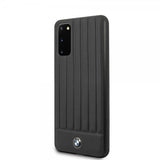 BMW Samsung Galaxy S20 Skal Leather Lines Svart
