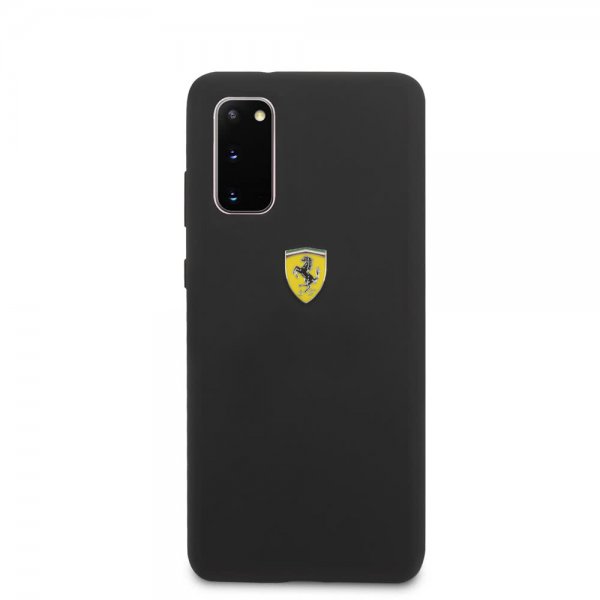 Ferrari Samsung Galaxy S20 Skal med Logo Svart