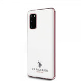 U.S. Polo Samsung Galaxy S20 Skal med Logo Vit