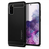 Spigen Samsung Galaxy S20 Skal Rugged Armor Matte Black
