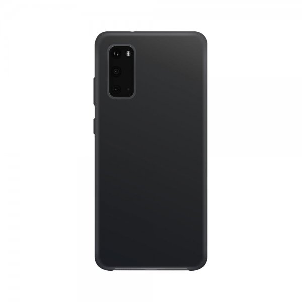 Xqisit Samsung Galaxy S20 Skal Silicone Case Svart