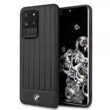 BMW Samsung Galaxy S20 Ultra Skal Leather Lines Svart