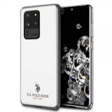 U.S. Polo Samsung Galaxy S20 Ultra Skal med Logo Vit
