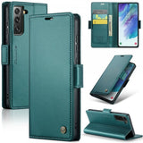CaseMe Samsung Galaxy S21 FE Fodral 023 Series Grön