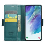 CaseMe Samsung Galaxy S21 FE Fodral 023 Series Grön