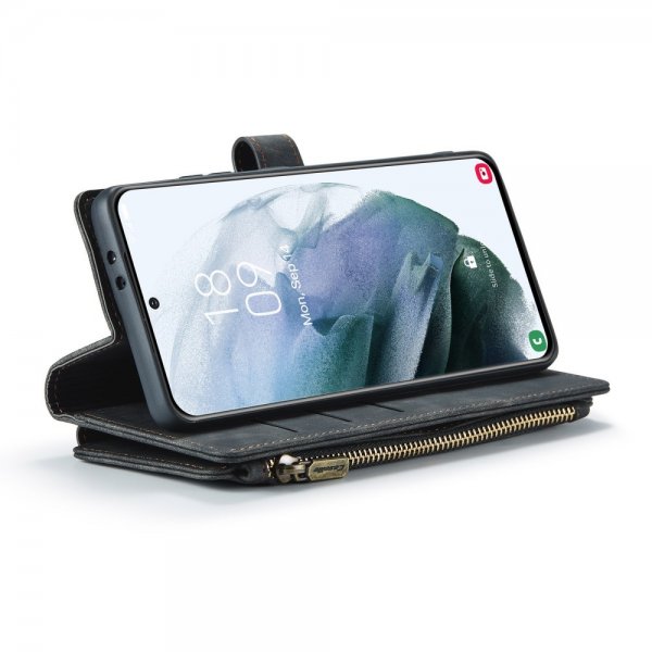 CaseMe Samsung Galaxy S21 FE Fodral C30 Series Svart