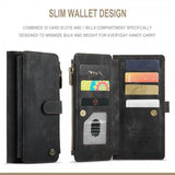 CaseMe Samsung Galaxy S21 FE Fodral C30 Series Svart