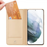 Dux Ducis Samsung Galaxy S21 FE Fodral Skin Pro Series Guld