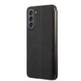 BMW Samsung Galaxy S21 FE Fodral Tricolor Stripe Carbon Svart