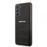 AMG Samsung Galaxy S21 FE Skal Debossed Lines Svart