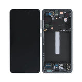 Samsung Galaxy S21 FE Skärm med LCD Display Original - Grafit/Svart