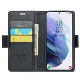 CaseMe Samsung Galaxy S21 Fodral 023 Series Svart