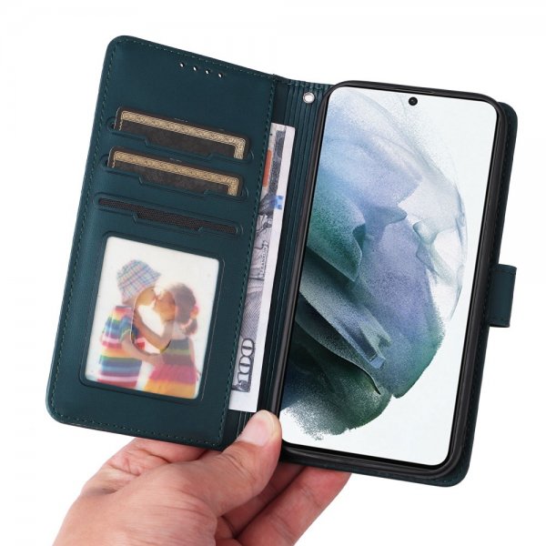 Betopnice Samsung Galaxy S21 Fodral med Löstagbart Skal 005 Blå