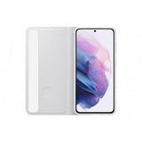 Samsung Original Galaxy S21 Fodral Smart Clear View Cover Ljusgrå