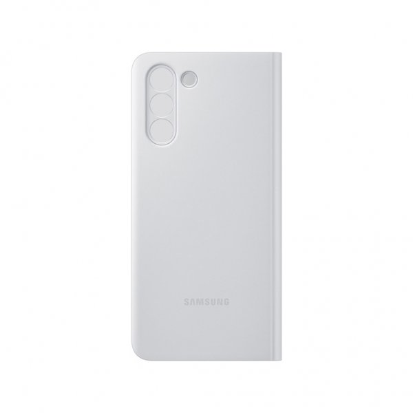 Samsung Original Galaxy S21 Fodral Smart Clear View Cover Ljusgrå