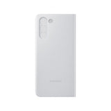 Samsung Original Galaxy S21 Fodral Smart Clear View Cover Ljusgrå