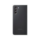 Samsung Original Galaxy S21 Fodral Smart Clear View Cover Svart
