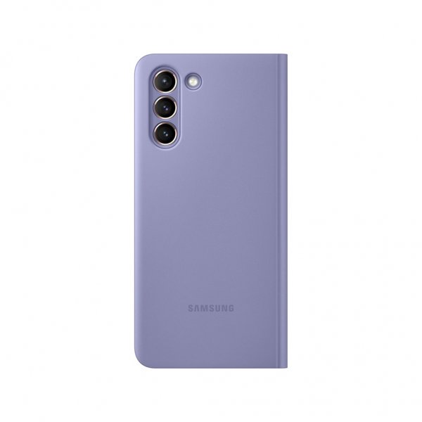Samsung Original Galaxy S21 Fodral Smart Clear View Cover Violet