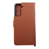 Samsung Galaxy S21 Fodral med Stativ Brun
