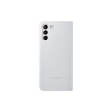 Samsung Original Galaxy S21 Plus Fodral Smart Clear View Cover Ljusgrå