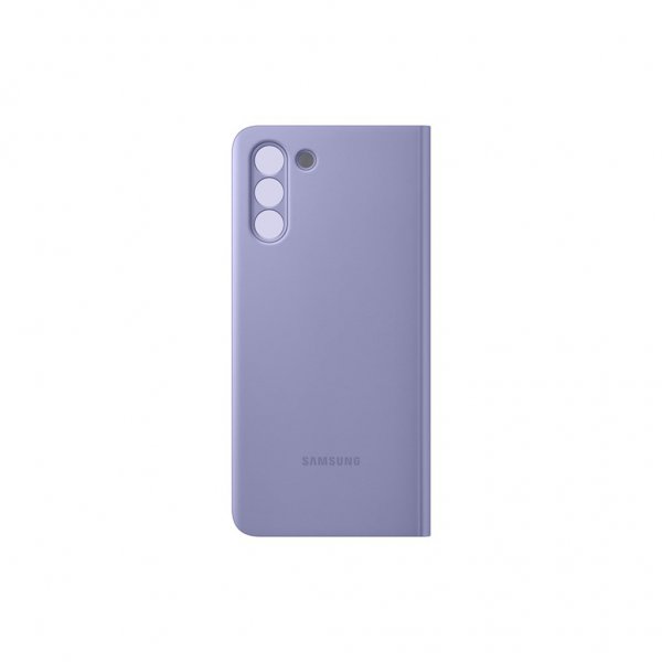 Samsung Original Galaxy S21 Plus Fodral Smart Clear View Cover Violet