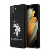 U.S. Polo Samsung Galaxy S21 Plus Skal Silicone Logo Svart
