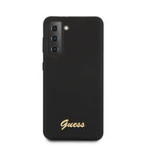 Guess Samsung Galaxy S21 Plus Skal Metal Logo Svart