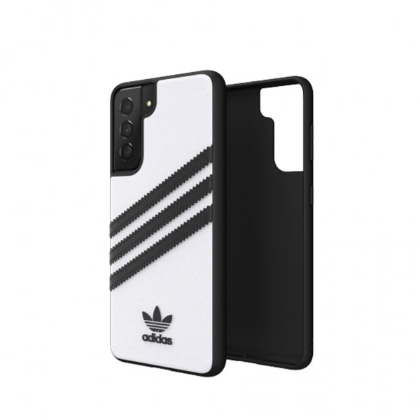 Adidas Samsung Galaxy S21 Skal 3 Stripes Snap Case Vit