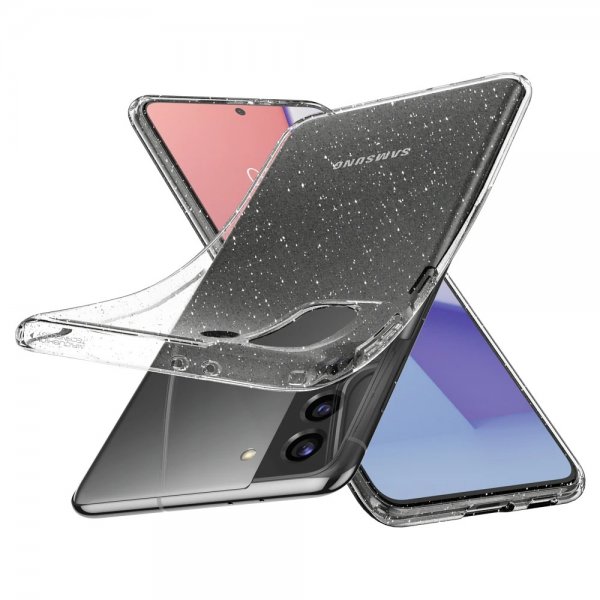 Spigen Samsung Galaxy S21 Skal Liquid Crystal Glitter Crystal Quartz