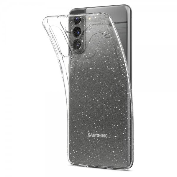 Spigen Samsung Galaxy S21 Skal Liquid Crystal Glitter Crystal Quartz