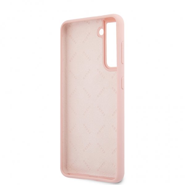 Guess Samsung Galaxy S21 Skal Vintage Logo Rosa