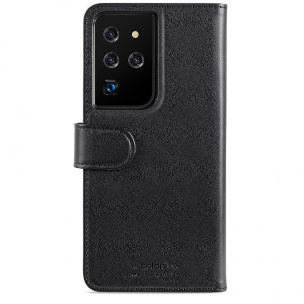 holdit Samsung Galaxy S21 Ultra Fodral Wallet Case Magnet Svart