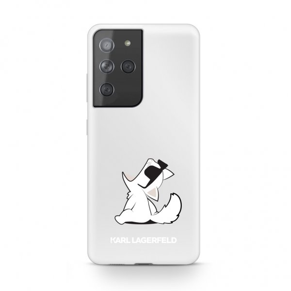 Karl Lagerfeld Samsung Galaxy S21 Ultra Skal Choupette Transparent